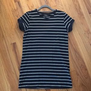 Lulus striped t-shirt dress